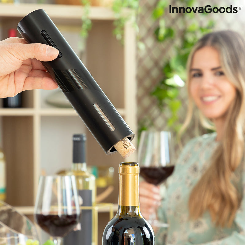 Tire-bouchon Électrique avec Accessoires pour le Vin Corking InnovaGoods