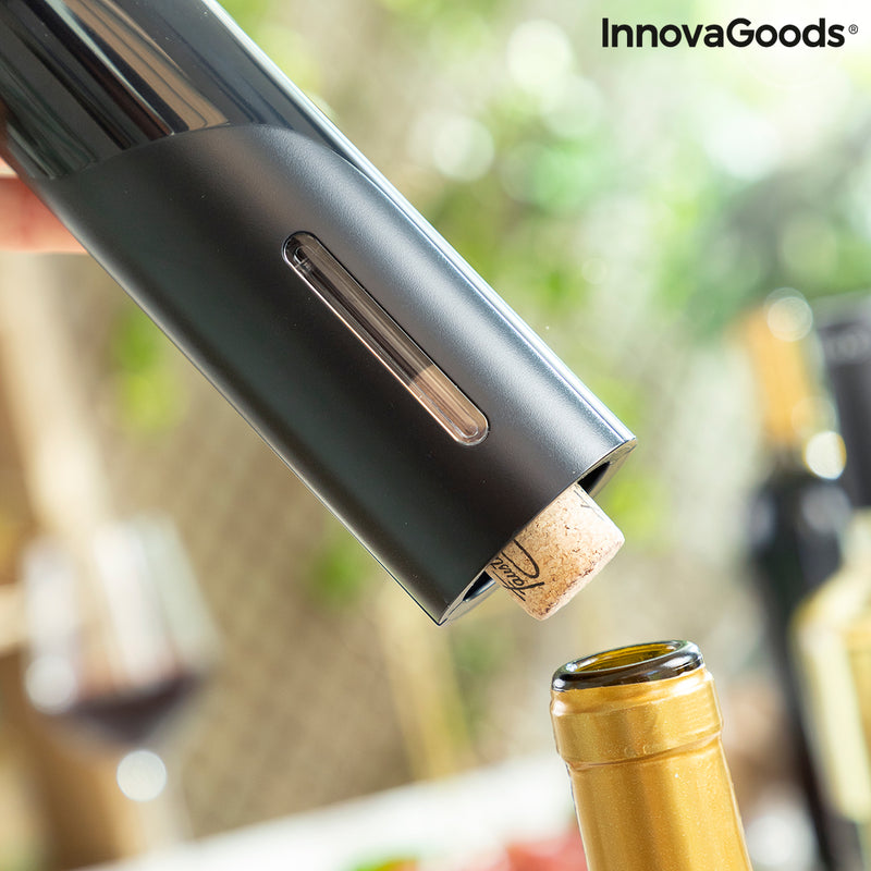 Tire-bouchon Électrique avec Accessoires pour le Vin Corking InnovaGoods