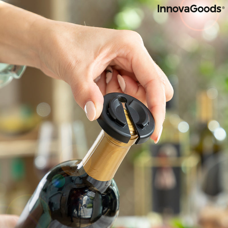 Tire-bouchon Électrique avec Accessoires pour le Vin Corking InnovaGoods