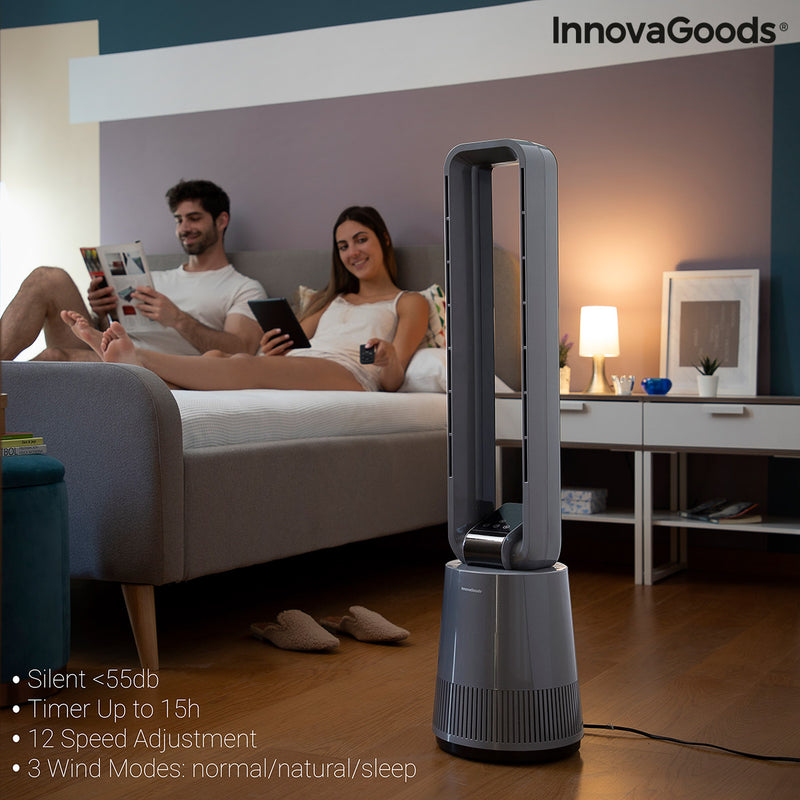 Ventilateur Sans Pales avec Filtre Purificateur et Télécommande Bloho InnovaGoods