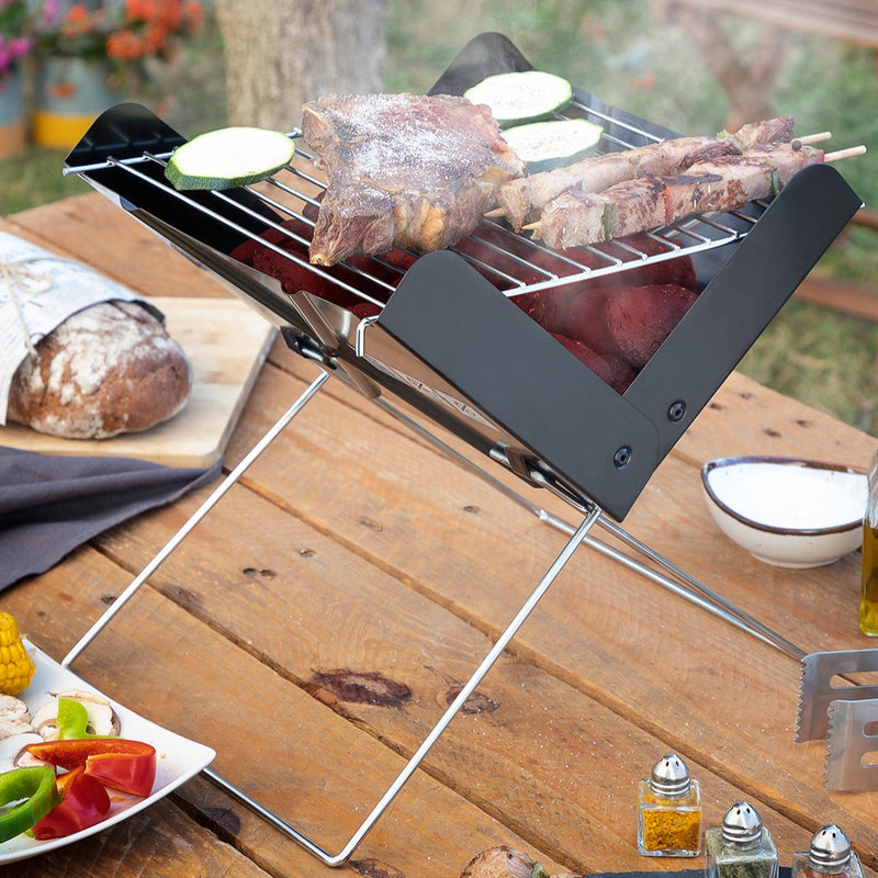 Mini-barbecue Pliable Portable à Charbon