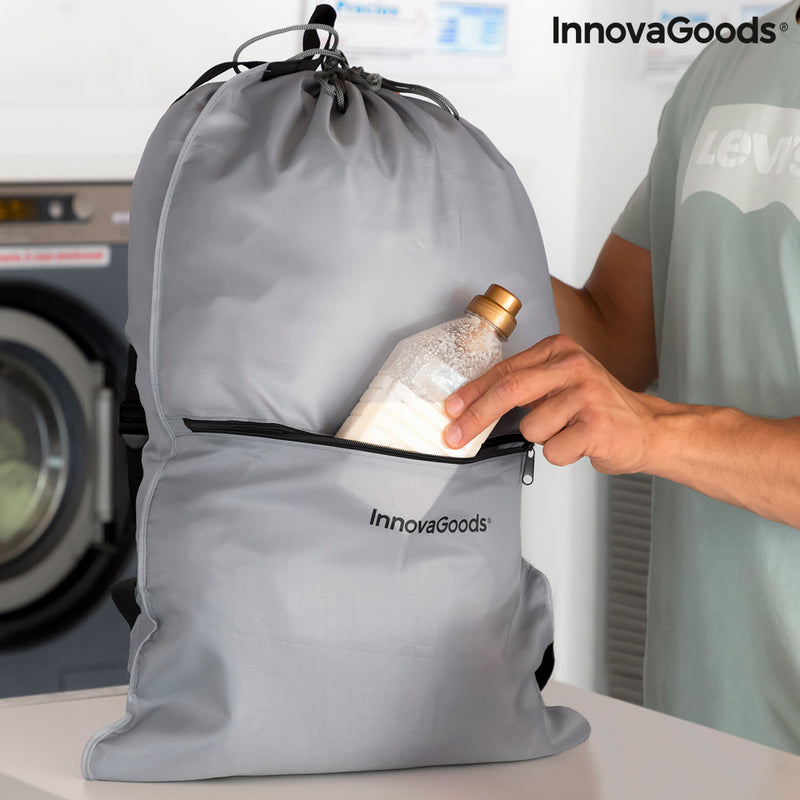 Sac à Dos à Linge-sac pour la Lessive Clepac InnovaGoods