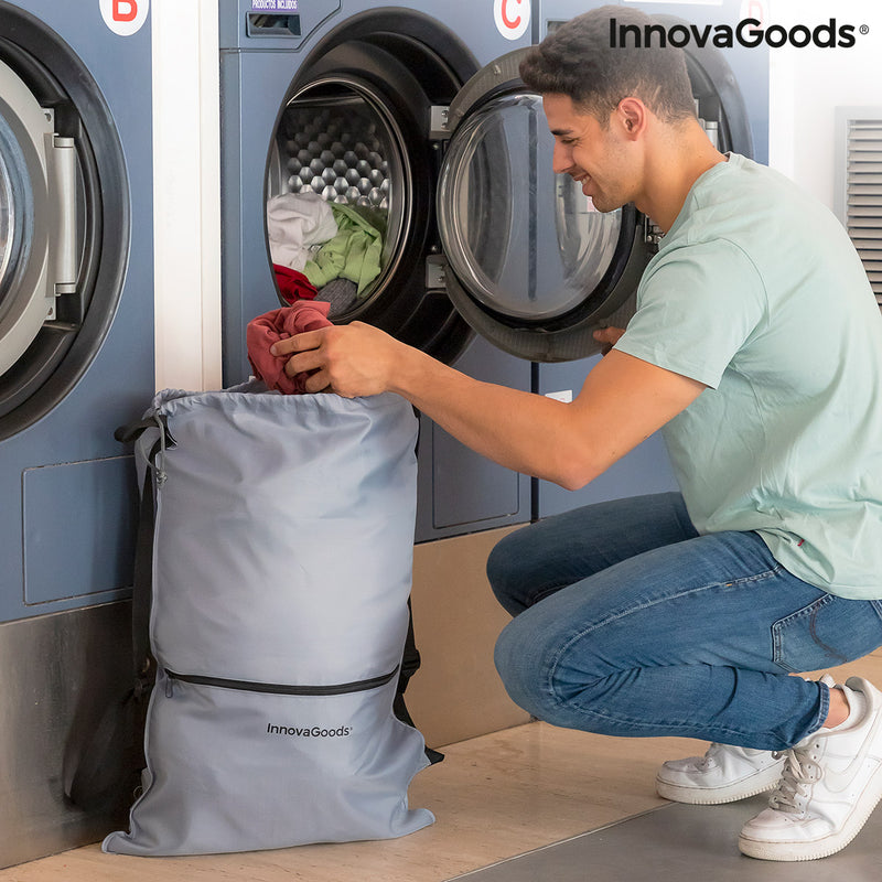 Sac à Dos à Linge-sac pour la Lessive Clepac InnovaGoods