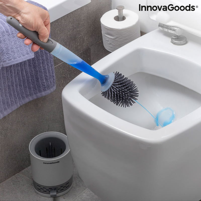 Brosse WC avec distributeur de savon