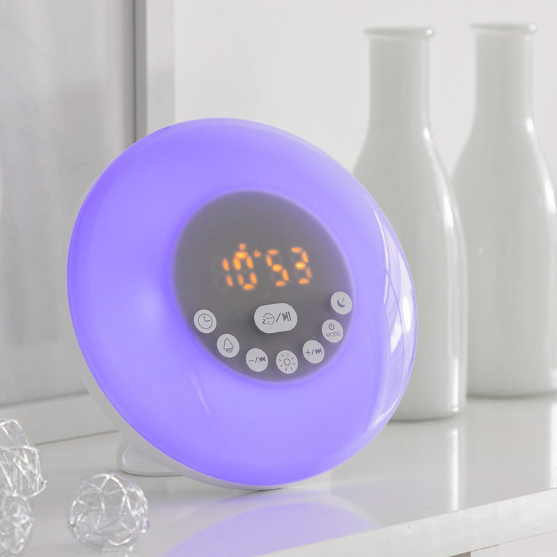 Réveil matin rechargeable avec enceinte bluetooth