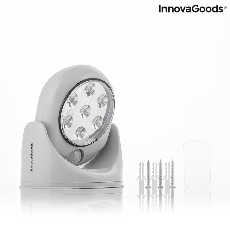 Lampe LED avec capteur de mouvement 360º