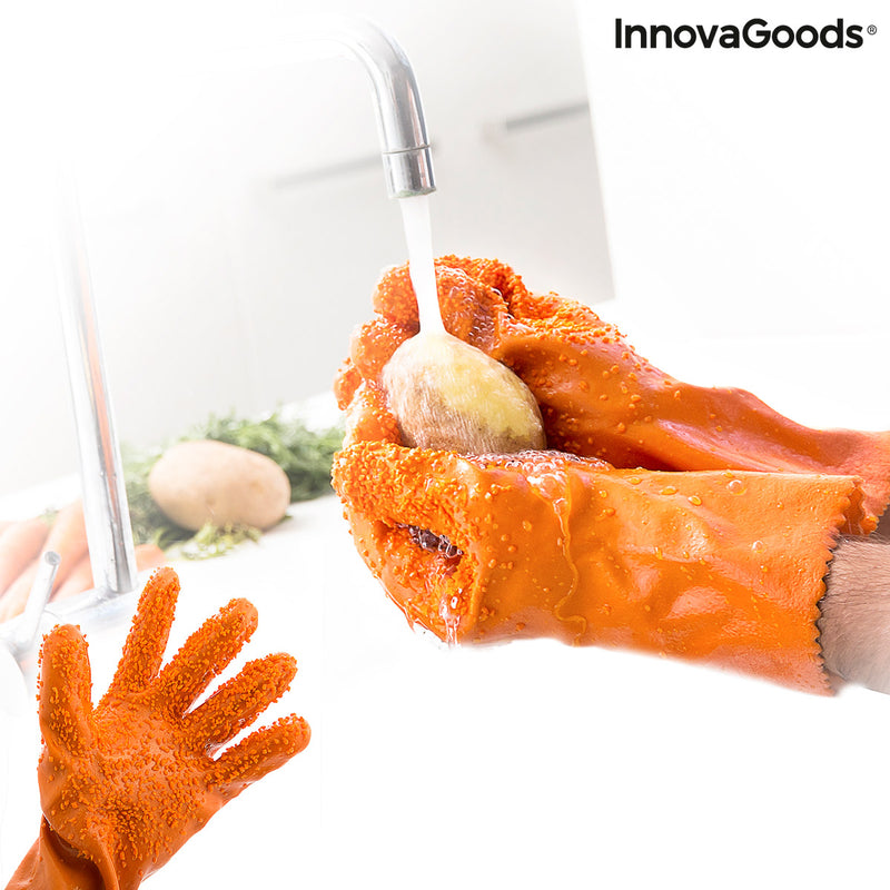 Gants Nettoyants de Fruits et Légumes Glinis InnovaGoods