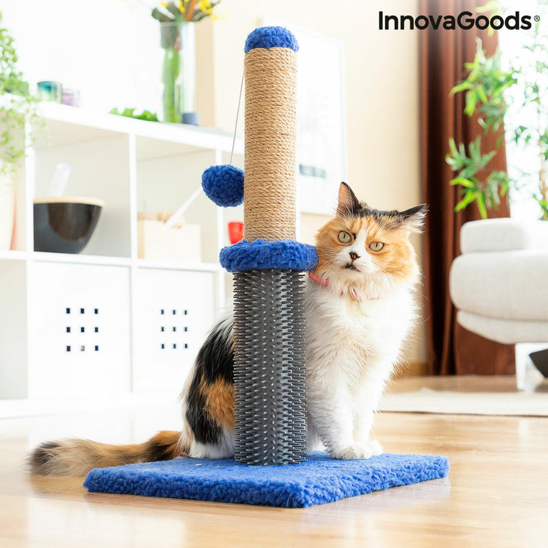 Griffoir Massant avec Balle pour Chat Miausage InnovaGoods