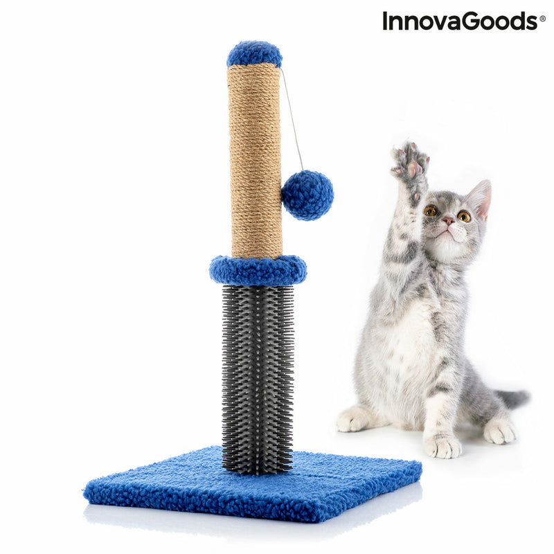 Griffoir Massant avec Balle pour Chat Miausage InnovaGoods