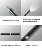 Nettoyeur d'oreilles souple avec caméra 
