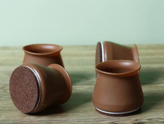 Lot de 16 Patin silicone antidérapant pour chaise et table