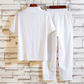 Ensemble chemise et pantalon en coton et lin