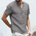 Chemise en lin respirant pour homme