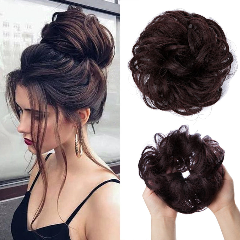 Chouchou effet faux chignon décoiffé