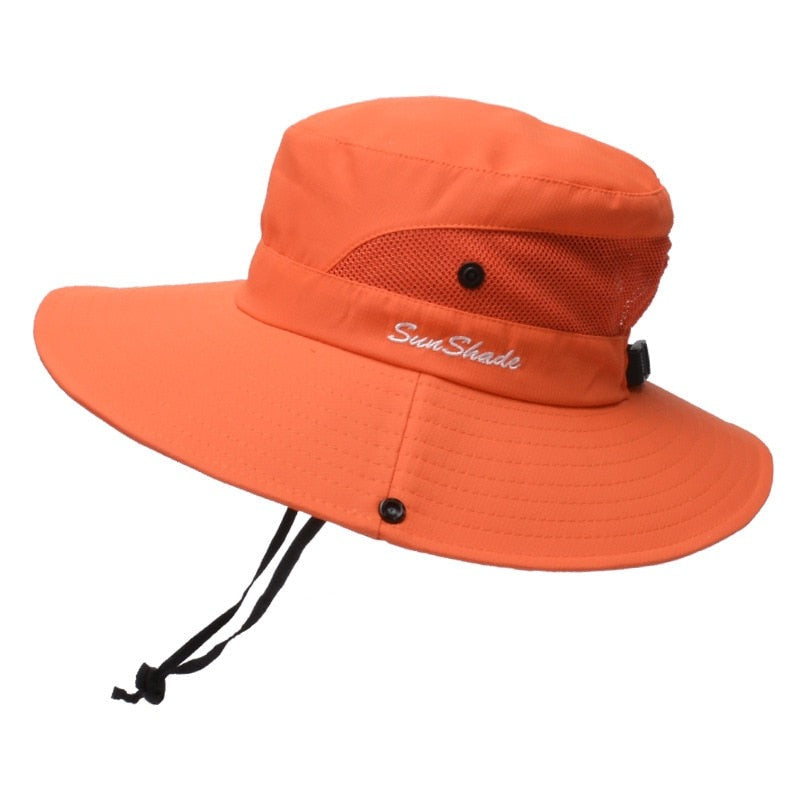 Chapeau anti-uv pliable