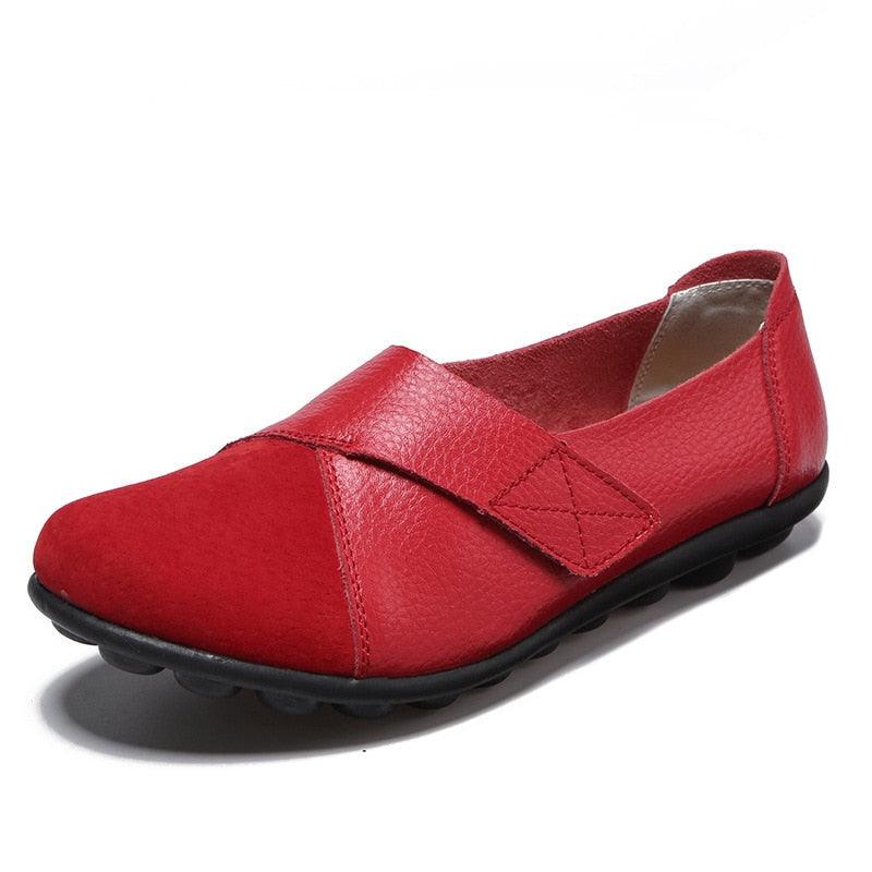 Mocassins orthopédiques en cuir pour femme - DealValley