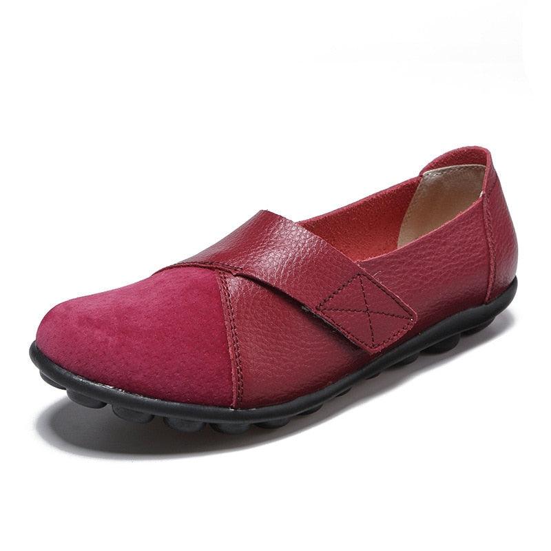 Mocassins orthopédiques en cuir pour femme - DealValley