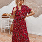 Robe chemise d'été légère à imprimé