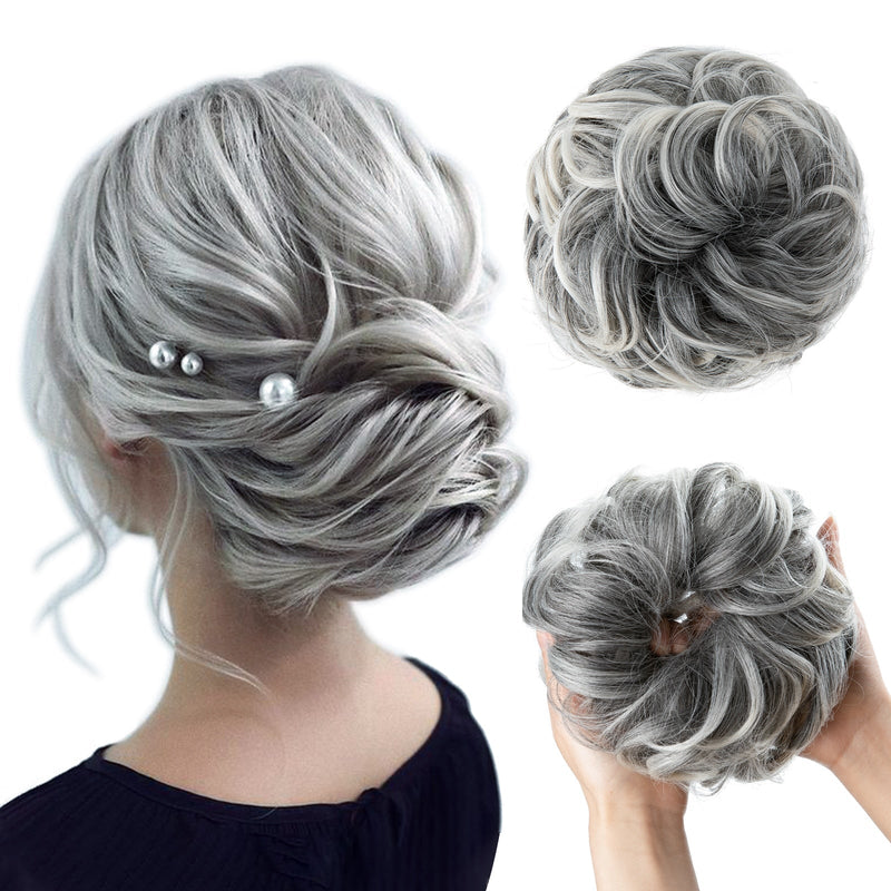 Chouchou effet faux chignon décoiffé