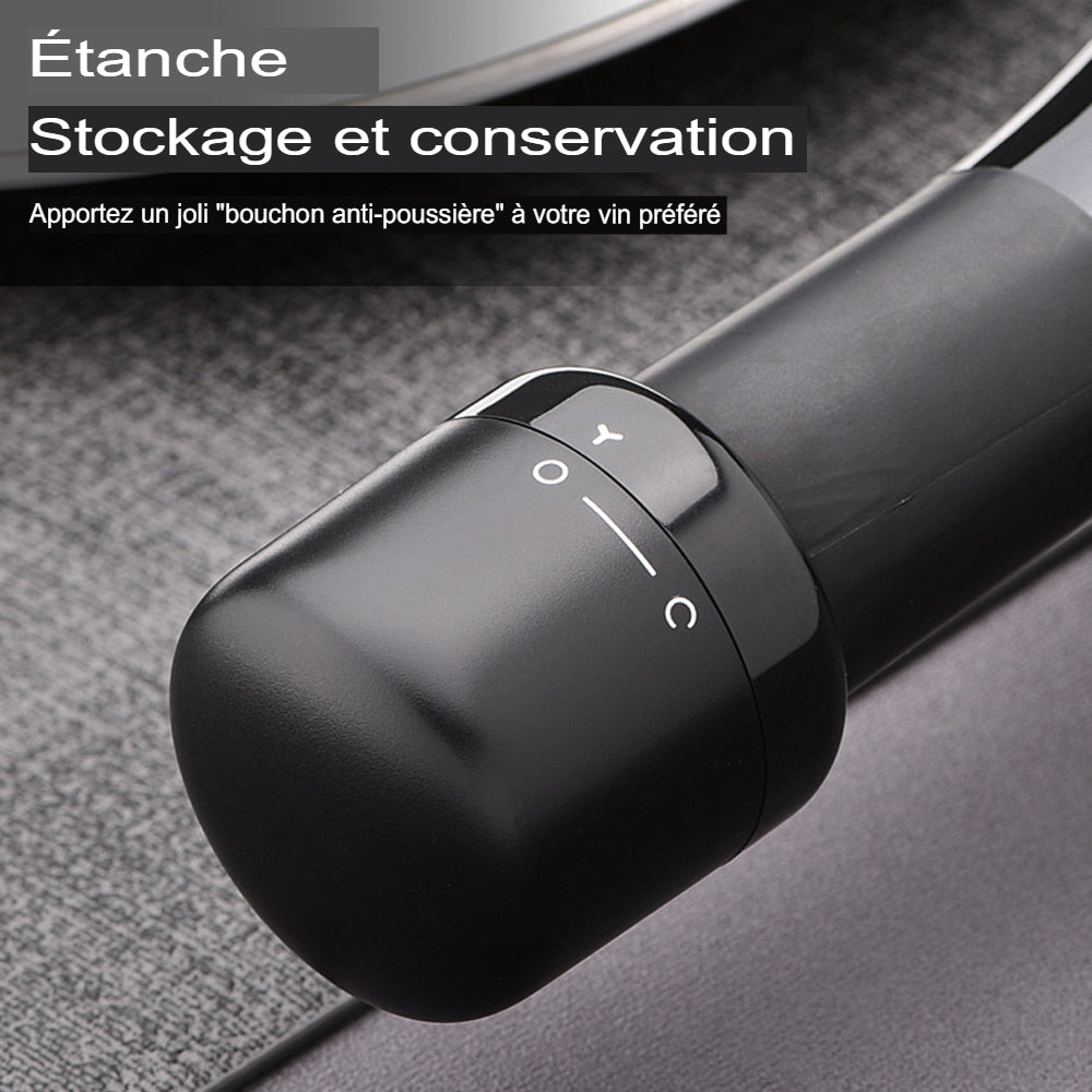 Lot de 4 Bouchon Hermétique pour Bouteille de Vin et  Champagne