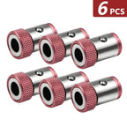 Lot de 6 Embouts Tournevis Magnétique Anneau Amovible