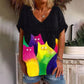 T-shirt imprimé Manches Courtes pour Femme
