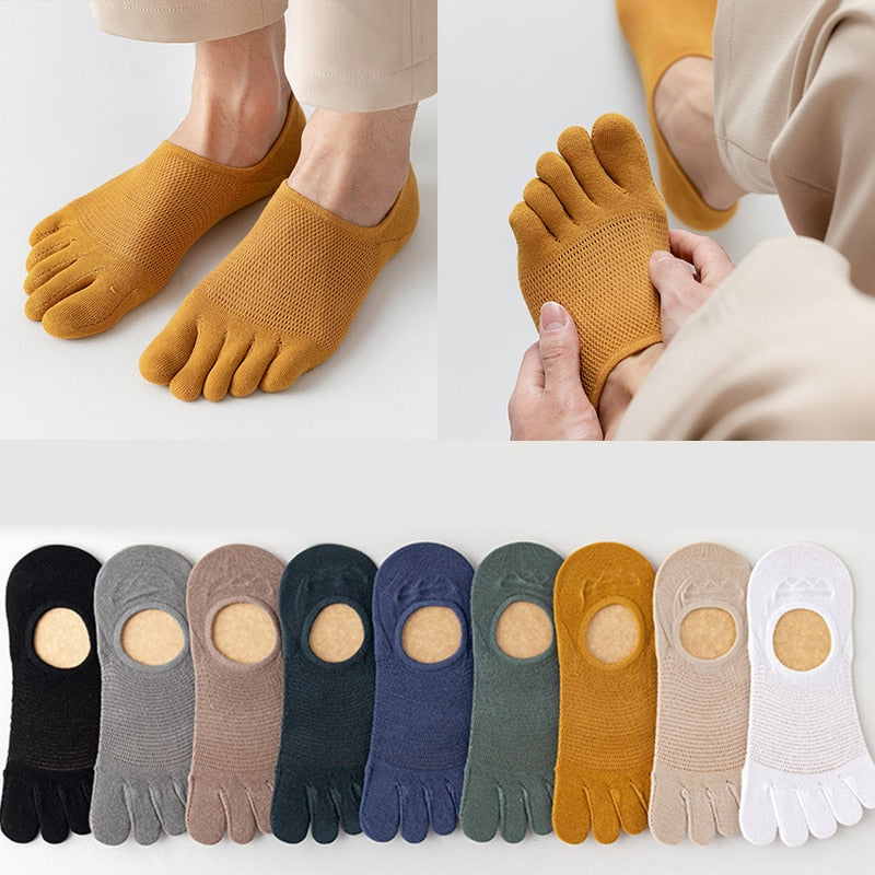 Lot de 6 Paires de chaussettes respirantes en coton antifriction