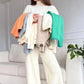 Ensemble 2PCS Col roulé & Pantalon ample tricoté