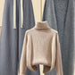 Ensemble 3PCS Col roulé, Pantalon ample & Cardigan - Chaud & Doux