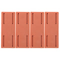 Lot de 4 Supports Muraux Coulissants Auto Adhésifs