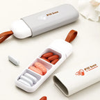 Lot de 2 Mini pilulier à 3 compartiments