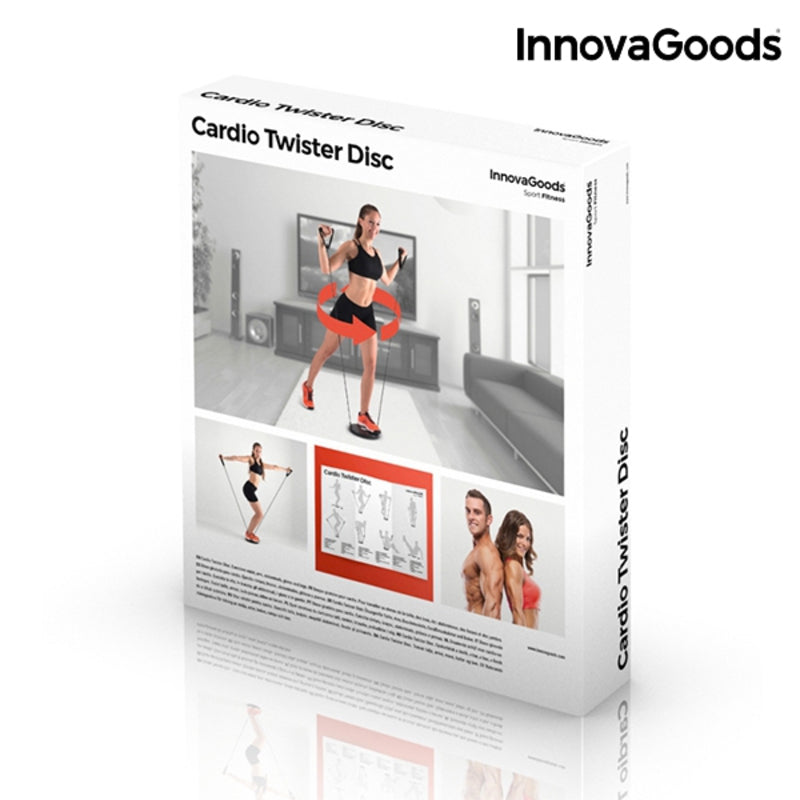 Disque Rotatif de Cardio avec Guide d'Exercices InnovaGoods