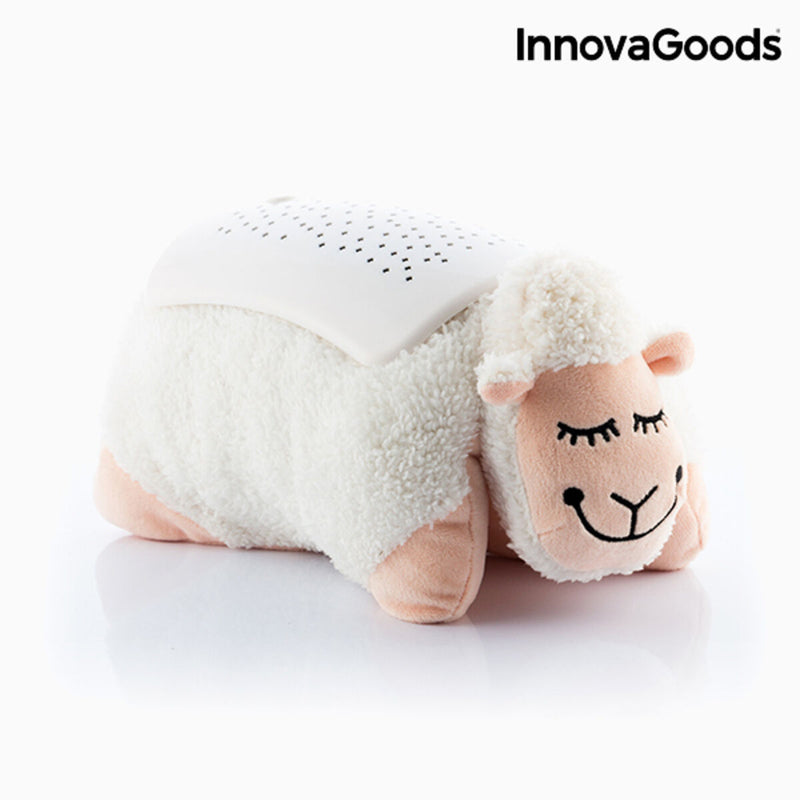 Peluche Projecteur LED d'Étoiles Mouton InnovaGoods