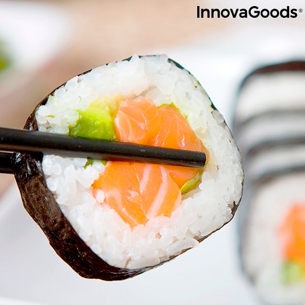 Set de sushi avec recettes Suzooka InnovaGoods 3 Pièces