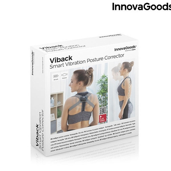 Entraîneur de Posture Intelligent Rechargeable avec Vibration Viback InnovaGoods