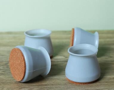 16x Patin silicone antidérapant pour chaise et table