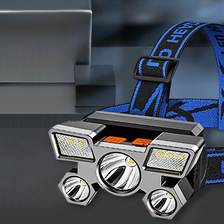 Lampe Frontale 5 Lampes LED