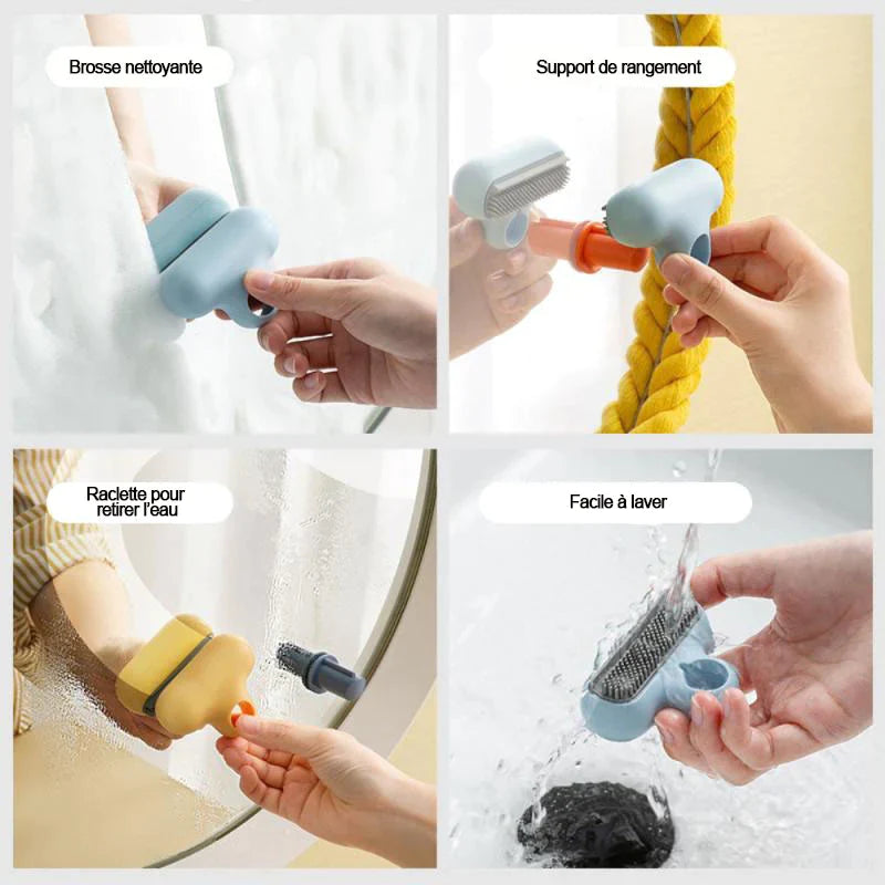 Mini nettoyeur 2 en 1 pour miroir