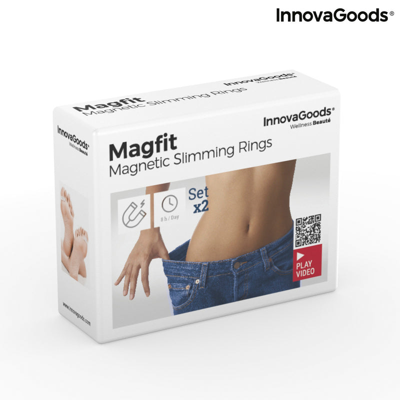 Anneaux Magnétiques Amincissants Magfit InnovaGoods Pack de 2 unités