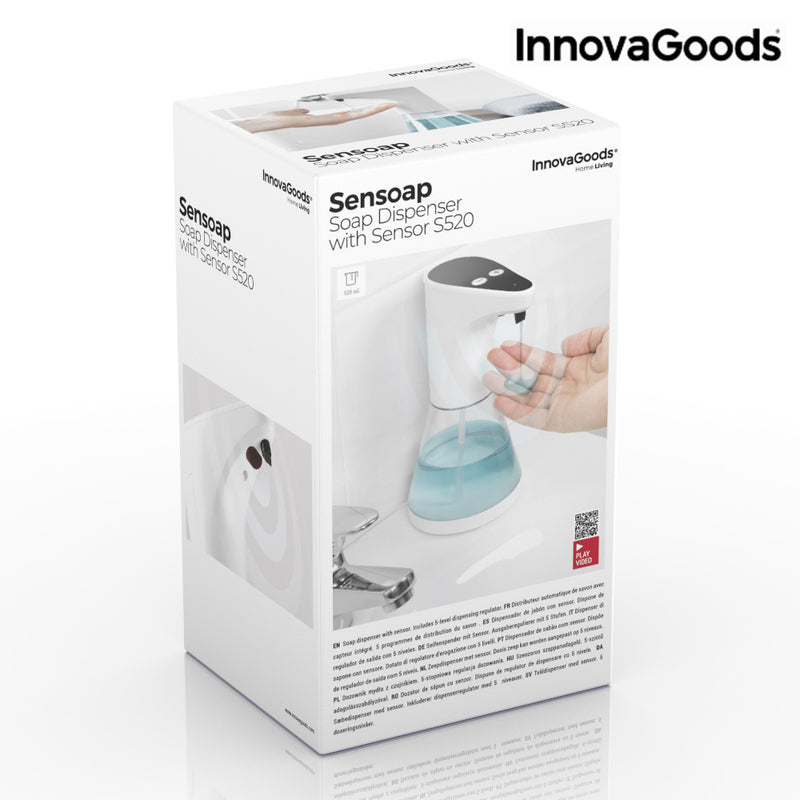 Distributeur automatique de savon avec capteur Sensoap InnovaGoods